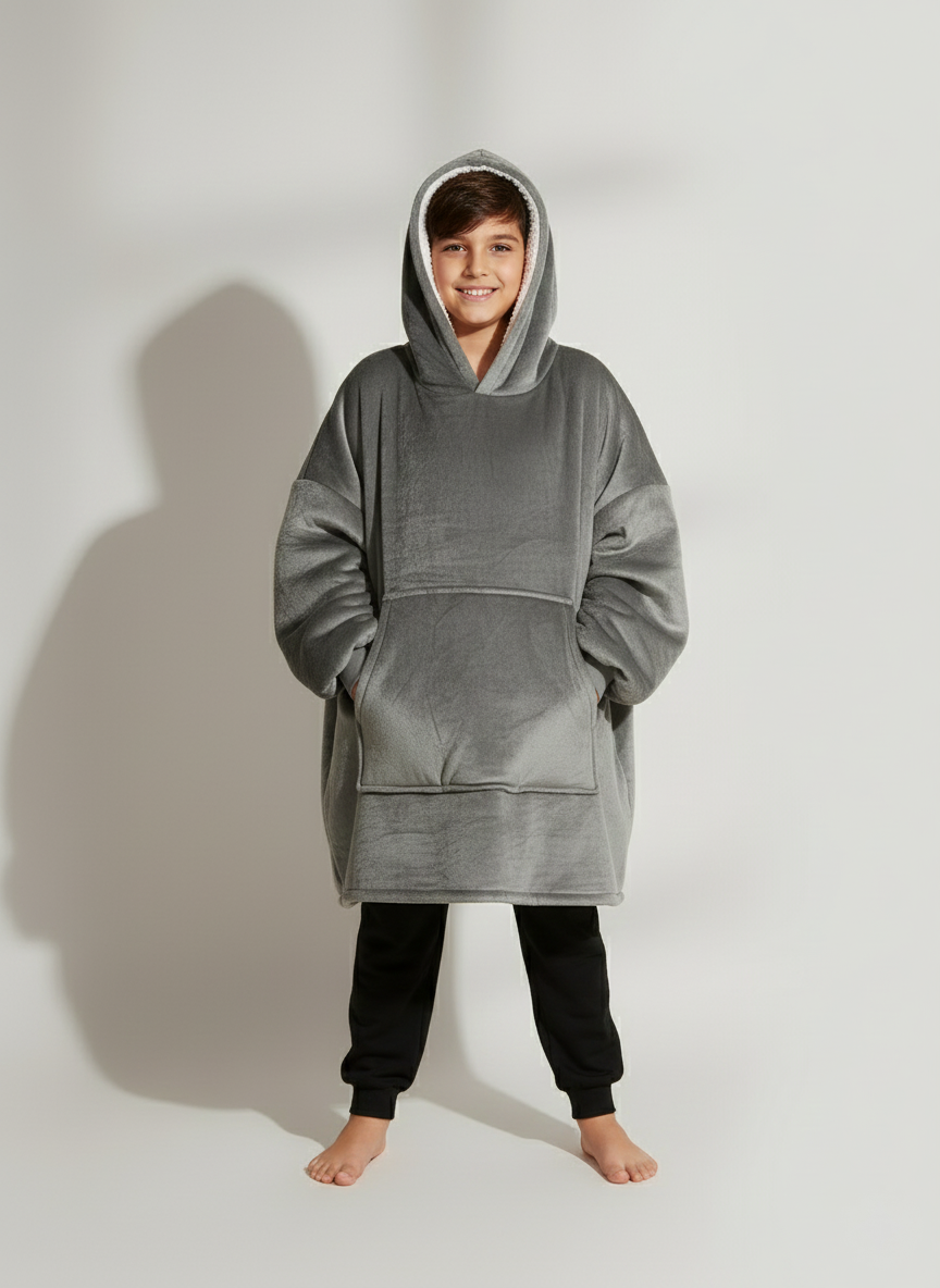 Kids Oversized Hoodie Blanket